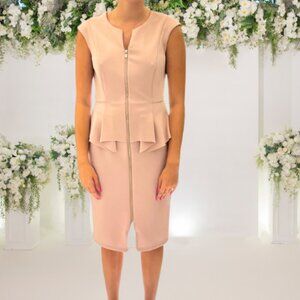 EnFocus Studio Bodycon Dress in Rose Blossom Size:8